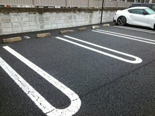 シエルⅡの駐車場