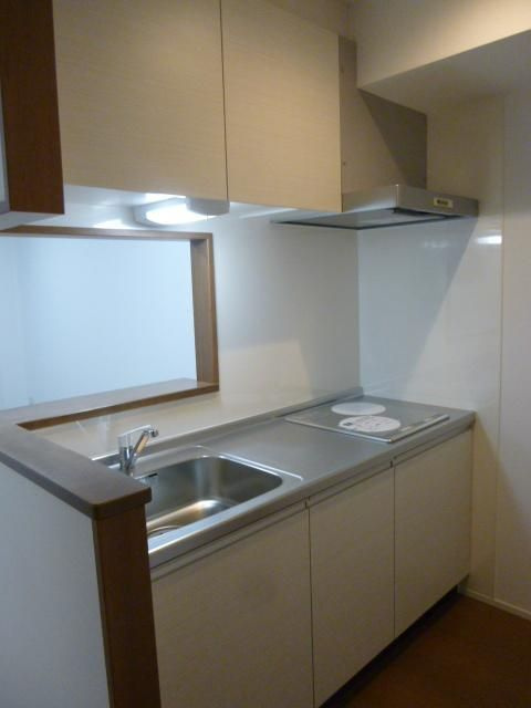 シャーンティ・エーカムのキッチン|お料理しやすいキッチンです