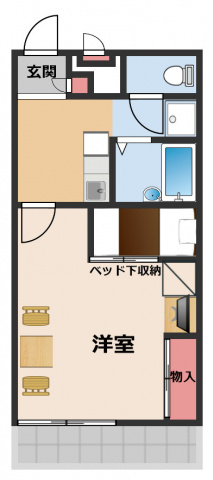 レオパレスSyuNの間取り