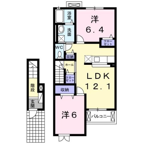 【間取り】 | メゾン　ボヌールⅡ