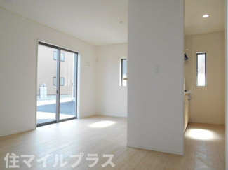 【居間・リビング】 | 郡山市富田町大徳南新築一戸建て3棟 | おしゃれな居間です