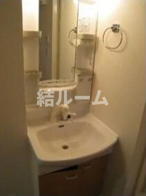 板橋区氷川町の賃貸マンションの洗面所