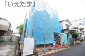 【外観】 | 【仲介手数料無料！！】府中市西府町4丁目　新築戸建て（全1棟）1号棟　4780万円 | 令和8年6月8日撮影　建築中