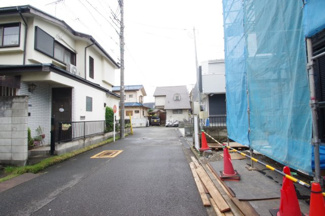 【前面道路含む現地写真】 | 【仲介手数料無料！！】府中市西府町4丁目　新築戸建て（全1棟）1号棟　4780万円