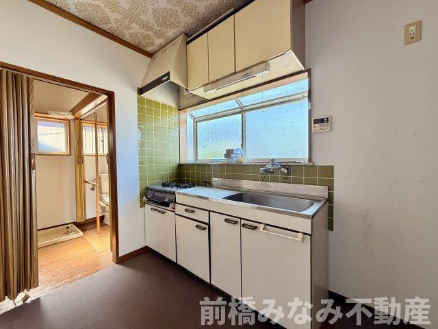 【中古平屋】前橋市駒形町　※約129坪広々敷地　スーパー至近のキッチン|きれいなキッチンです