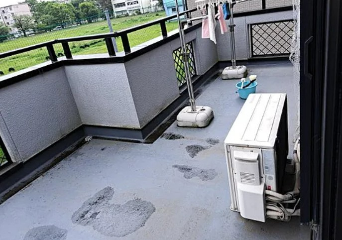 【中古】坂戸市伊豆の山町中古住宅のバルコニー