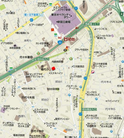 【地図】 | 藤和シティコープ初台