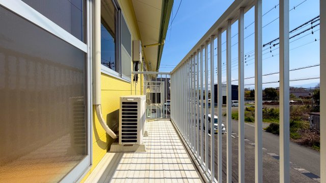 メゾンカワグチBのバルコニー