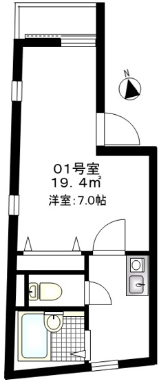 【間取り】 | b’CASA平塚 | 「b’CASA平塚」