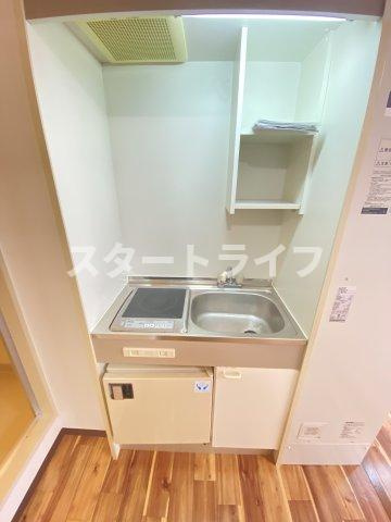 大阪市淀川区西中島５丁目の賃貸マンションのキッチン