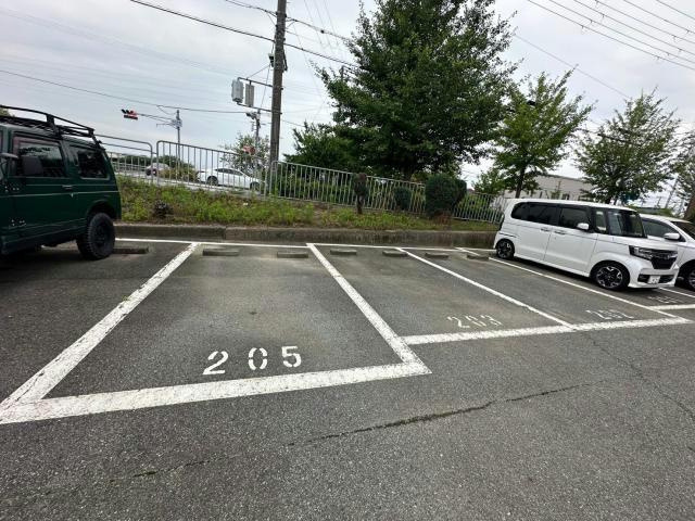 レインボーヒルズの駐車場