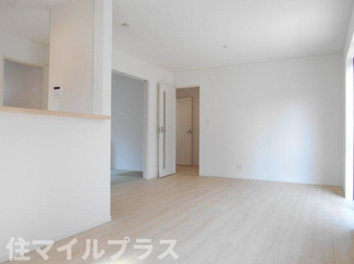 【居間・リビング】 | 郡山市富田町大徳南新築一戸建て3棟 | リビングです