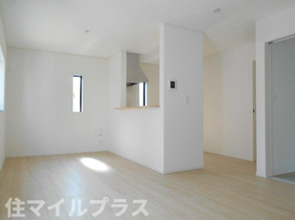 【居間・リビング】 | 郡山市富田町大徳南新築一戸建て3棟 | 使いやすい居間です