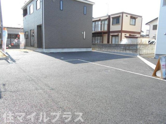 【駐車場】 | 郡山市富田町大徳南新築一戸建て3棟 | カースペースがあります
