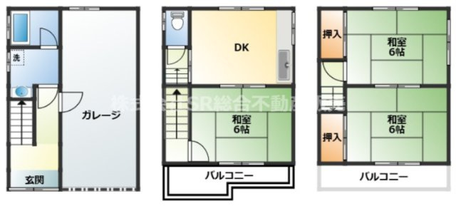 善根寺町6丁目中古戸建の間取り|現状は全和室6帖で落ち着いた雰囲気がございます！（図面と現況が相違する場合、現況を優先するものとする。）