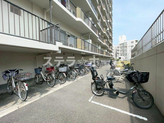野中北スカイハイツの駐輪場|駐輪場です