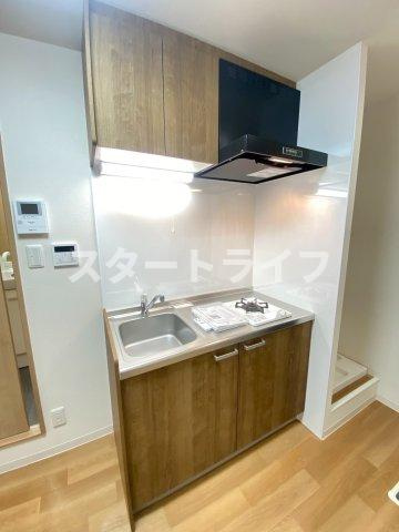 大阪市東淀川区淡路３丁目の賃貸マンションのキッチン