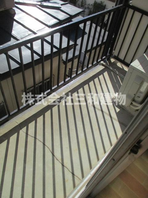 コーポラス清美のバルコニー