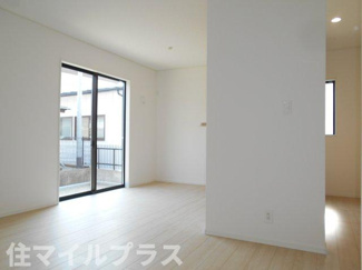 【居間・リビング】 | 郡山市富田町大徳南新築一戸建て3棟 | ゆったり過ごせる居間です
