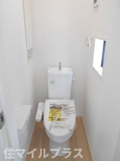 【トイレ】 | 郡山市富田町大徳南新築一戸建て3棟 | トイレです