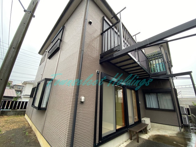 藤沢市長後のアパートの外観
