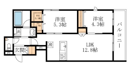 ハニー33の間取り