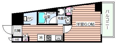 【間取り】 | エストゥルースプラス大阪福島