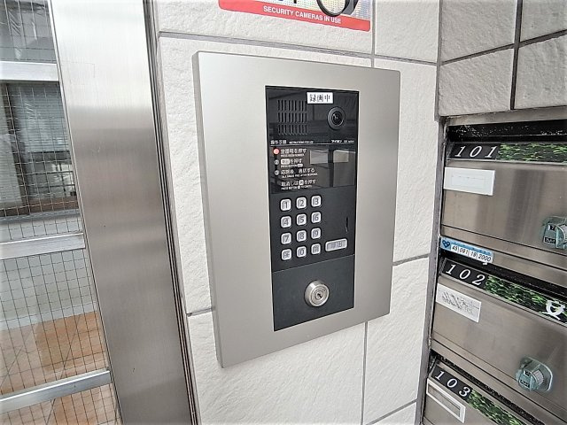 パルメゾン北町のセキュリティ|TVモニタ付きオートロック完備で顔が分かり安心です