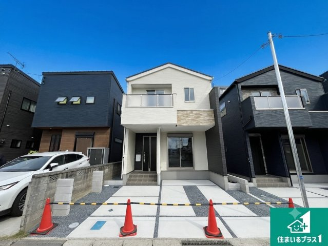 草津市草津町　第3期　新築一戸建ての外観|流行に左右されないシンプルな外観！
