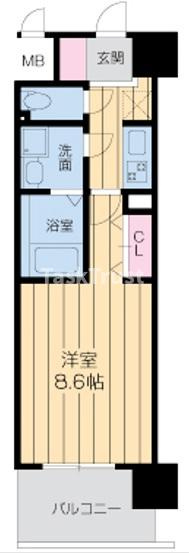 【間取り】 | ドゥーエ森ノ宮