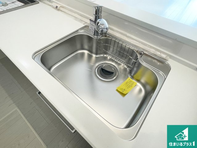 草津市草津町　第3期　新築一戸建ての設備|広々としたシンクで食器洗いも楽々！