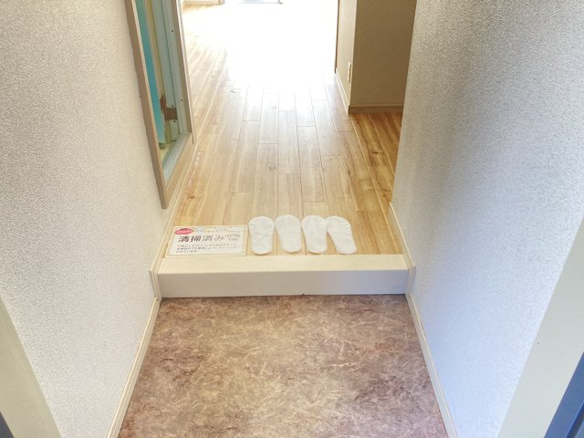 ソレイユKの玄関