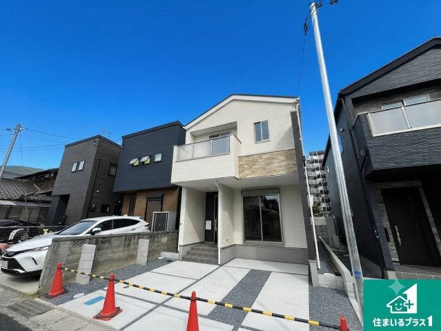 草津市草津町　第3期　新築一戸建ての外観|周辺は落ち着いた街並みの住宅地！子育てがしやすい住環境です！