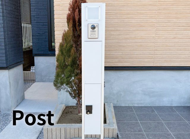 【その他】 | トラストステージ　新座市野火止6丁目53期　限定1棟 | 外出時や家事などで手が離せない時にも宅配ボックスがあれば荷物を受け取れます。
カラープラン5種類からセレクト可能。