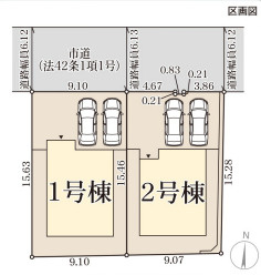 リーブルガーデン堺市南区赤坂台10期の区画図