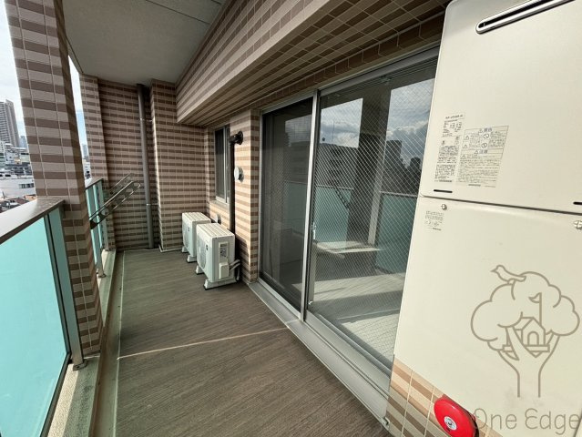 セイワパレス都島駅前のバルコニー