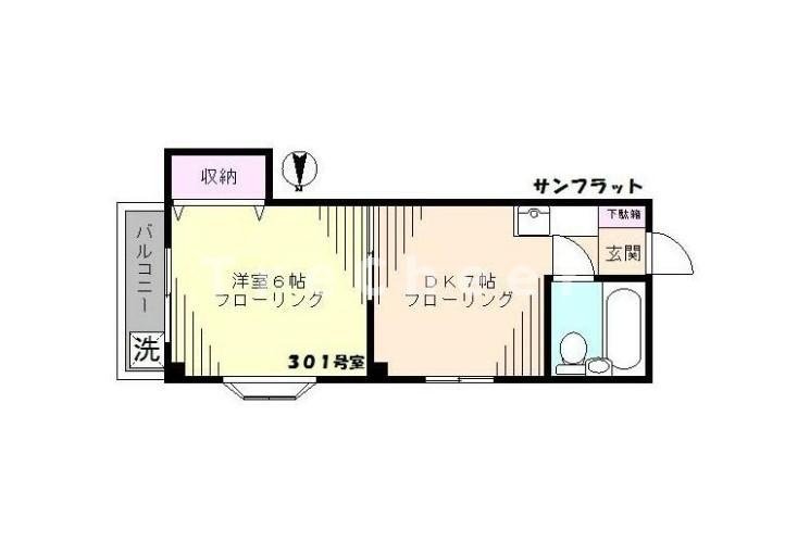 サンフラットの間取り