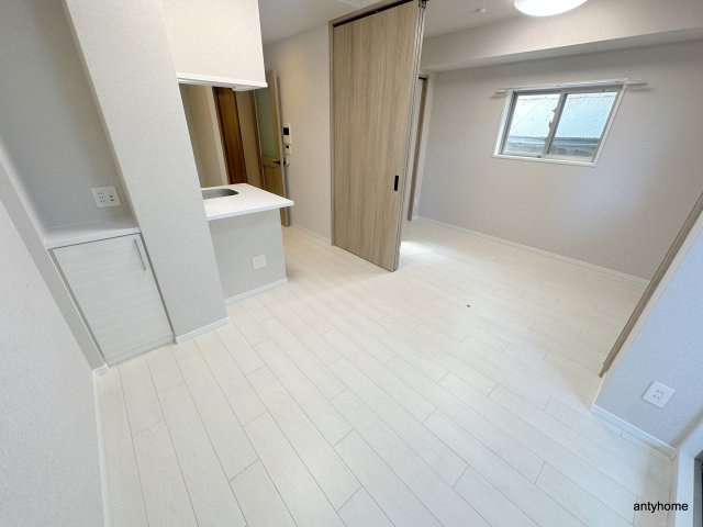 クリスタルエグゼ南堀江　仲介手数料無料の居間・リビング