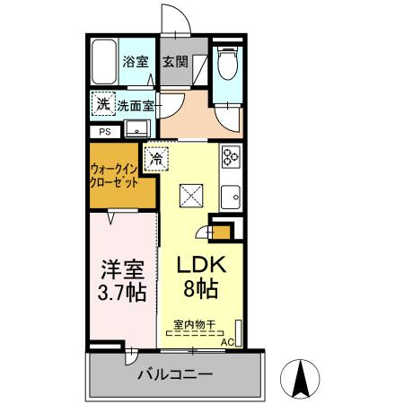 【間取り】 | メゾン　ド　ウミライ元町