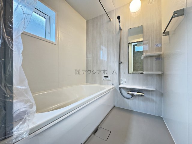 入間市下藤沢５丁目・全13棟　新築一戸建　12号棟　の浴室|1坪タイプのユニットバス