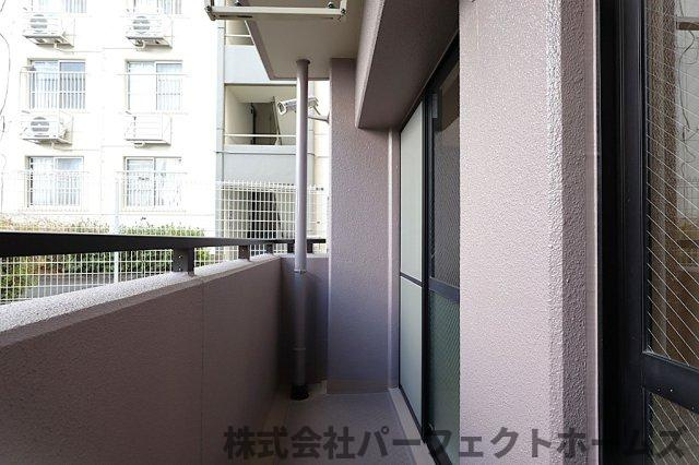 メロディーハイム牧野公園弐番館のバルコニー|陽当たり良好なバルコニーです