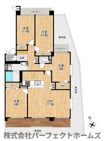 メロディーハイム牧野公園弐番館の間取り