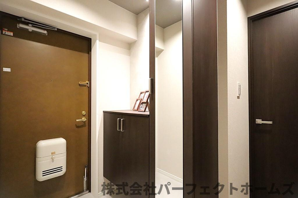 メロディーハイム牧野公園弐番館の玄関|シンプルで使いやすい玄関です