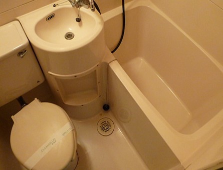 第１コーポ市瀬の浴室|※別号室参考写真です