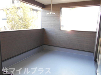 【バルコニー】 | 二本松市郭内2丁目新築一戸建て6棟 | 落ち着いた時間を過ごせるバルコニーです