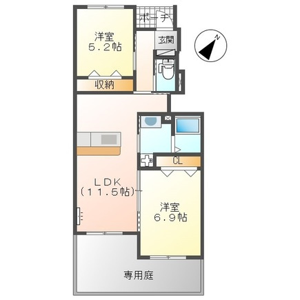 ディア ドリームの間取り