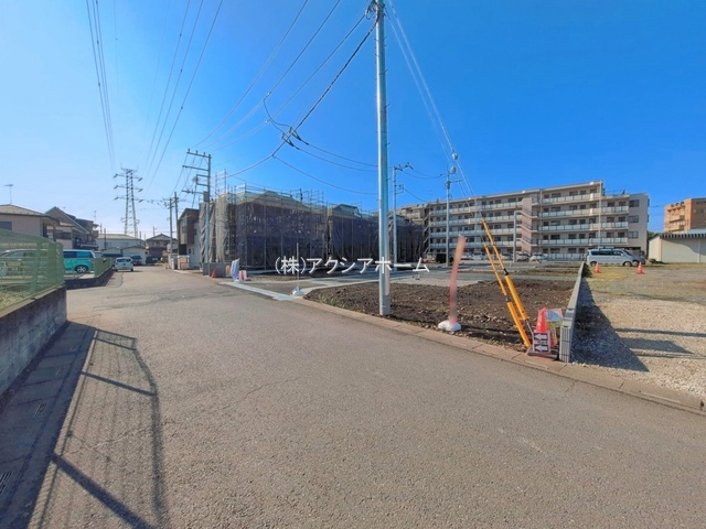 入間市下藤沢５丁目・全13棟　新築一戸建　13号棟　の前面道路含む現地写真|2026年4月3日撮影