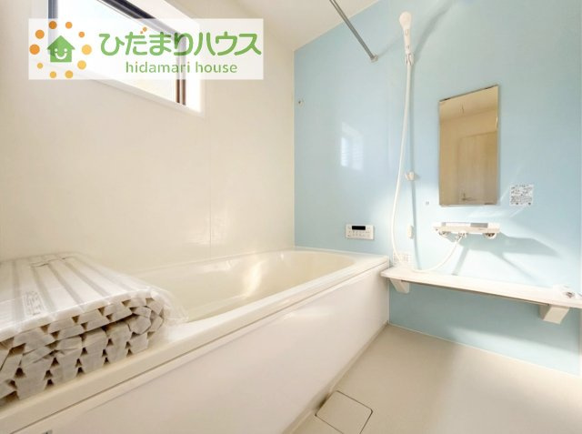 【浴室】 | 第1常総市相野谷町　新築戸建　2号棟 | 大人が足を伸ばしても十分な広さ！一人でゆっくりくつろぐ時間も大切です！