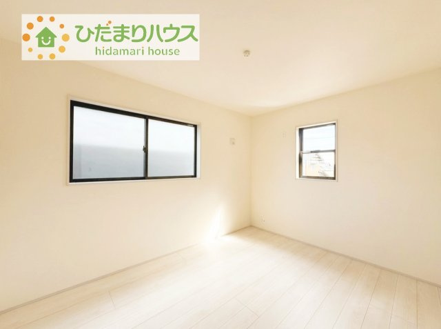 【洋室】 | 第1常総市相野谷町　新築戸建　2号棟 | 白を基調とした開放感あふれるルームデザイン(^^)/
