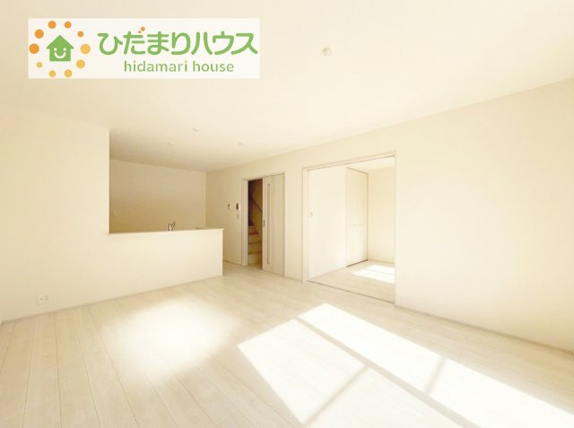 【居間・リビング】 | 第1常総市相野谷町　新築戸建　2号棟 | 大型テレビに大型ソファー(^^)どんなインテリアにしますか？